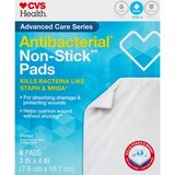 CVS Health Sterile Acti-Bacterial Non-Stick Pads, 8CT, thumbnail image 1 of 1