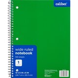 Caliber 1 Subject Notebook Wide Ruled, 10.5" x 8", thumbnail image 1 of 1