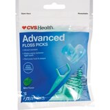 CVS Health Advanced Floss Picks Mouthwash Mint, 36CT, thumbnail image 1 of 1