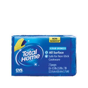 Total Home All Surface Scrub Sponges