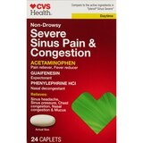 CVS Health Daytime Severe Sinus Pain & Congestion Acetaminophen Caplets, 24 CT, thumbnail image 1 of 5