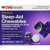 CVS Health Nighttime Sleep Melts Grape, 18 CT, thumbnail image 1 of 1