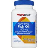 CVS Health Coated Fish Oil Softgels 1000mg, 120CT, thumbnail image 1 of 1