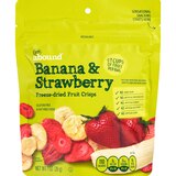Gold Emblem Abound Banana & Strawberry Freeze-Dried Fruit Crisps, 1 OZ, thumbnail image 1 of 1