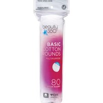 Beauty 360 Basic Cotton Rounds, 80CT