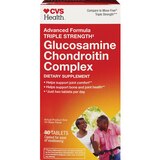 CVS Health Advanced Formula Glucosamine Chondroitin Triple Strength Tablets, thumbnail image 1 of 1