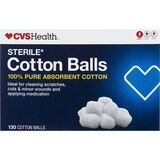 CVS Health Sterile Cotton Balls, 130CT, thumbnail image 1 of 1