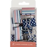 Carolina Pad Large Binder Clips, 8 CT, thumbnail image 1 of 1