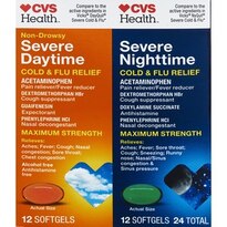 CVS Health Maximum Strength Cold & Flu Relief Softgels