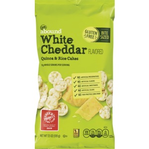 Gold Emblem Abound Bite-Sized Quinoa, White Cheddar, 3.5 OZ