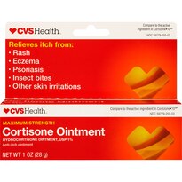 CVS Health Maximum Strength Cortisone Anti-Itch Ointment, 1 OZ