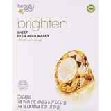 Beauty 360 Brighten 24K Gold Hydrogel Eye & Neck Masks, thumbnail image 1 of 1