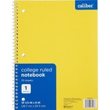 Caliber 1 Subject Notebook, Assorted Colors, thumbnail image 1 of 2