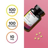 CVS D3 400 IU (10mcg) Vitamin Softgels, thumbnail image 3 of 4