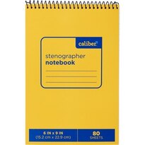 Caliber Stenographer Notebook Ruled 6x9"