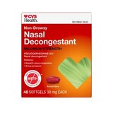 CVS Health Maximum Strength Nasal Decongestant Non-Drowsy Softgels, thumbnail image 1 of 1