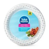 Total Home Decorated Paper Plates 8-3/4 Inches, thumbnail image 1 of 3