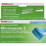 CVS Health Miconazole 3 Vaginal Antifungal Combination Pack, thumbnail image 1 of 2