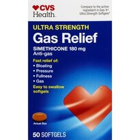 CVS Health Gas Relief Ultra Strength 180mg Softgels