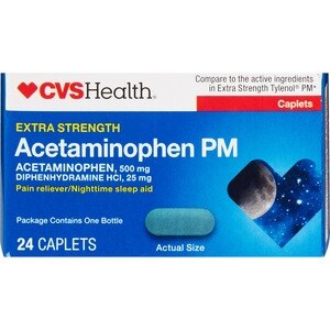 CVS Health Extra Strength Pain Relief PM Caplets