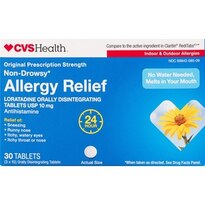 CVS Allergy Relief Loratadine 10mg Orally Disint Tabs 24-Hr