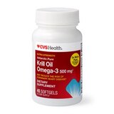 CVS Health Omega-3 Krill Oil Softgels, thumbnail image 4 of 5