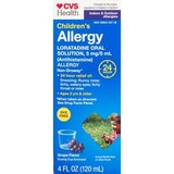 CVS Health Children's Allergy Relief Sugar Free Grape Loratadine Syrup, thumbnail image 1 of 3