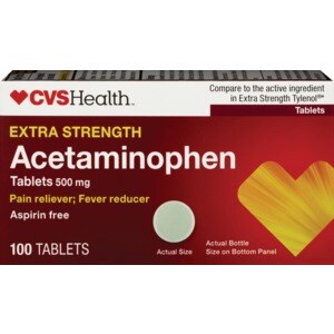 CVS Health Extra Strength Pain Relief Tablets, 100 CT