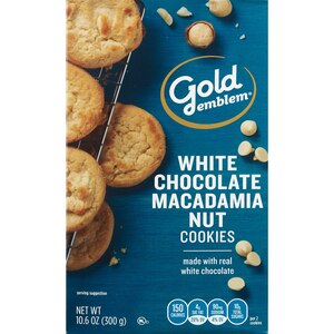 Gold Emblem White Chocolate Chip Macadamia Cookies