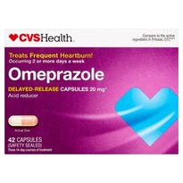 CVS Health Omeprazole Magnesium Acid Reducer 20 mg Delayed Release Capsules