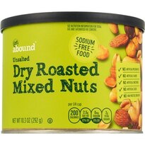 Gold Emblem Abound Unsalted Dry Roasted Mixed Nuts, 10.3 OZ