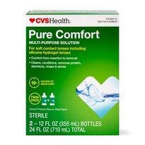 CVS Health Pure Comfort Multi Purpose Solution Twin Pack, 12 OZ