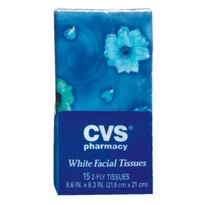 CVS Facial Tissues Pocket Pack 2-Ply Single Pack