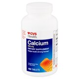 CVS Health Calcium 600 Mg Tablets Value Size, thumbnail image 2 of 4