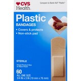 CVS Adhesive Bandages Plastic Strips 3/4" All One Size, thumbnail image 1 of 5