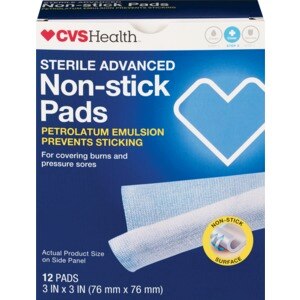 CVS Health Sterile Advanced Latex-Free Non-Stick Pads 3 in x 3 in