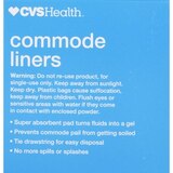 CVS Health Commode Liner with Super Absorbent Pad, 12CT, thumbnail image 3 of 4