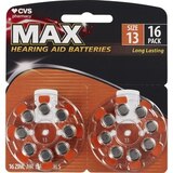 CVS Max Hearing Aid Battery Size 13, thumbnail image 1 of 1