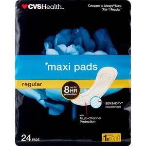 CVS Health Regular Maxi Pads without Wings