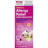 CVS Health Dye-Free Allergy Diphenhydramine Liquid, Cherry Flavored, thumbnail image 1 of 3