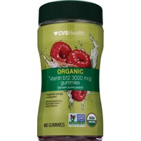 CVS Health Organic b12 3000mcg Dietary Supplement Gummies, 60CT