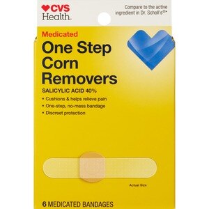 CVS Corn Remover Strips Medicated Salicylic Acid 40% Max Str