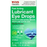 CVS Lubricant Eye Drops Polyethylene 0.4%/Propylene0.3% 2Pk, thumbnail image 1 of 5