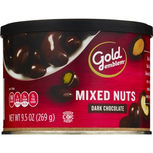 Gold Emblem Mixed Nuts Dark Chocolate Covered (Can)
