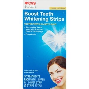 CVS Health Boost Teeth Whitening Strips, 6CT