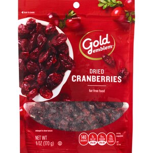 Gold Emblem Sweetened Dried Cranberries
