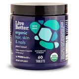 Live Better Organic Hair, Skin & Nails, 60 CT, thumbnail image 1 of 1