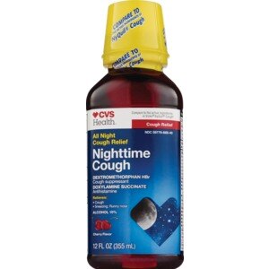 CVS Health Nighttime Cough Relief Liquid Cherry