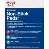 CVS Health Sterile Latex-Free Non-Stick Pads, 2in x 3in, 10CT, thumbnail image 2 of 4