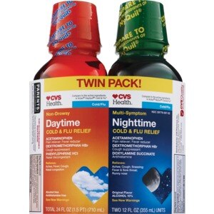 CVS Health Non-Drowsy Daytime & Multi-Symptom Cold & Flu Relief Combo Pack